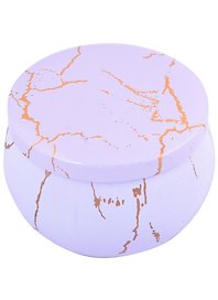 Шкатулка круглая Мрамор (золото) (металл) (6,5х5) (12-09412-03563-1)