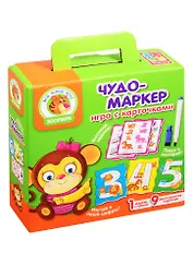 Игра, Vladi Toys Игра с карточками Чудо-маркер Зоопарк VT2100-11