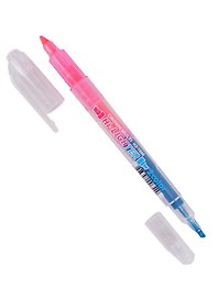 Текстовыделитель «Multi Hi-Lighter Twin» розовый, голубой 3/2 мм, двухсторонний, Crown