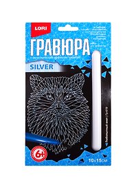 Набор для творчества Lori. Гравюра малая «Любопытный енот»