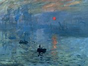 Кардхолдер. Моне. Впечатление. Восходящее солнце (в форме книжки) (Арте)