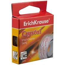 Лента клейкая, 12 мм х 33 м «Crystal», Erich Krause