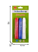 Грим-декор Schreiber/Шрайбер NEW 3 цвета - белый, красный, синий S 2189 - 1