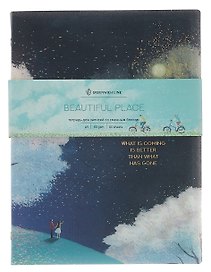 Тетрадь на кольцах «Beautiful place» 80 листов в клетку, А5, сменный блок - Greenwich Line