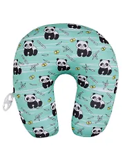 Подушка на шею антистресс «Панды с бамбуком», (35х35 см)