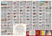 Москва. План центра города 1:8000 (в 1 см 80 м). Музеи. Театры. Путеводитель