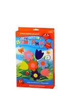 Пушистые помпоны Цветы (C2430-03) (набор для творчества) (5+) (коробка)