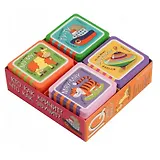 Мини-книжки ЭВА.  Кто как кричит? Что как звучит? Комплект 4 книги