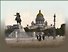 Магнитная открытка 9*12см Ретро СПб Исаакиевский собор с Медным всадником - 0