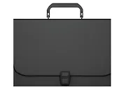 Портфель пластиковый А4 "Matt Classic", черный, ErichKrause 