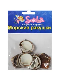 Морские ракушки Ракушка Куклис коричневый (2199) (65гр.) (набор для творч.) (3+) (упаковка)