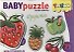 Пазлы-контуры «Фрукты», Baby Puzzle, 7 штук - 0