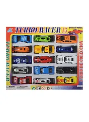 Набор из 15-ти машин металл (92753-15 EV15977) (143969) (3+) (упаковка) (в кор. 2х36наб.)