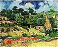 Картина Деревня (17050) (30х40)