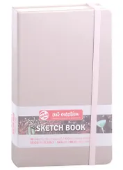 Блокнот для зарисовок 13*21см 80л "Art Creation" 140г/м2, 7БЦ, Розовое шампанское (цвет металлик), Fabriano 