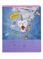Тетрадь в узкую линейку BG, Kitty corn, 12 листов, в ассортименте