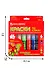 Краски по стеклу (витражные) BRAUBERG 6цв. по 20мл. (1флуор)+ 1пленка+12шаблонов европодвес 19071 - 1