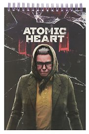 Творческий блокнот cо стикерами «Atomic Heart. Баба Зина», A5