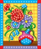 Алмазная мозаика ТМ Рыжий кот (класс.) 10х15 см, с подр., с полн. заполн. (16цв.) Красивый букет Арт. AC1030