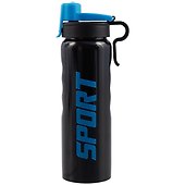 Бутылка неон Sport (черная) (металл) (750мл) (12-16107-S302-C20) - 0