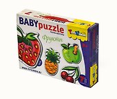 Пазлы-контуры «Фрукты», Baby Puzzle, 7 штук - 1