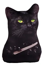 Мягкая игрушка Кот пилит ногти Мем (28см)