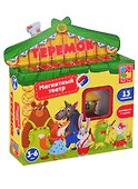 Магнитный театр «Теремок», мягкие магниты + сказка, Vladi Toys - 1
