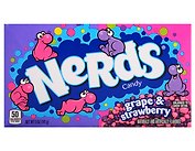 Конфеты Nerds Grape Strawberry (Нердс Виноград, Клубника), 141г 