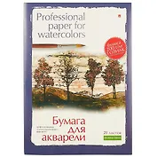 Папка для акварели «Professional», 20 листов, А3