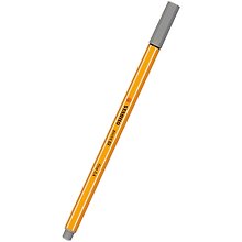 Капиллярная ручка серая 0,4 мм, Point, Stabilo
