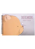 Скетчбук А5 40л "Кошки-мышки" 120г/м2, тв. обложка, евроспираль