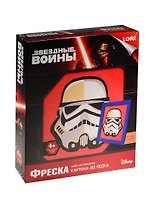 LORI Кпд-011 Фреска Картина из песка Звездные войны Штурмовик LUKAS (+рамка) (набор для творч.) (4+) (коробка)