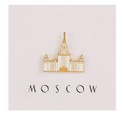 Значок Высотка (Москва) (металл) (4627077840726)