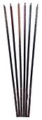 Набор свечей для торта Black Mix (разноцветные) (6шт) (15см) (12-7color-candle_23) - 1