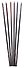 Набор свечей для торта Black Mix (разноцветные) (6шт) (15см) (12-7color-candle_23) - 1