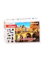 Пазл фигурный деревянный Citypuzzles. Амстердам 101 элемент