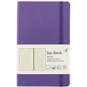 Книга для записей А5 JOY BOOK. Фиолетовый, 96 листов, линейка