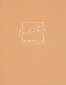 Книга для записей А5+ 96л кл. "Peach Fuzz" интеграл.перепл., матов.ламин., выб.лак.