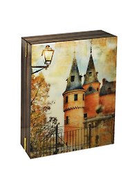 Ключница лакированная Замок (20х25х5) (6105)