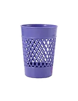 Подставка для ручек стакан INDEX Офис фиолетовый IGOS01V