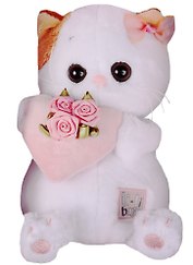 Игрушка мягкая Budi Basa, Ли-Ли BABY с розовым сердечком 20см LB-001
