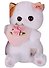 Игрушка мягкая Budi Basa, Ли-Ли BABY с розовым сердечком 20см LB-001 - 0