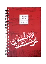 Скетчбук А5 100л "SKETСHBOOK. Sarcasm" белый офсет, 100г/м2, евроспираль