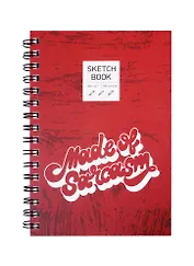 Скетчбук А5 100л "SKETСHBOOK. Sarcasm" белый офсет, 100г/м2, евроспираль