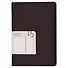 Записная книжка А6+ 136л кл. "Maple. Brown" иск.кожа с поролоном, ляссе, скругл.углы, инд.уп. - 2