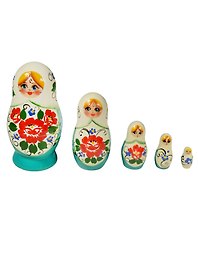 Матрешка 5 предм. "Узор", арт. С-6 (250)