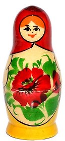 Сувенир, Матрешка. Семёновская кл 3м, h-8см, дерево М03-0008-31АУ