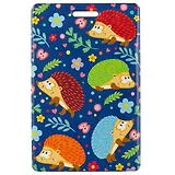 Чехол для карточек Ежики на темно-синем фоне