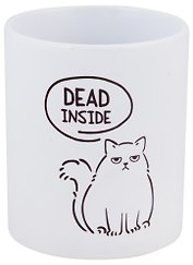 Кружка "Котик dead inside", 330 мл