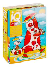 Кубики «Весёлые котики», Айрис